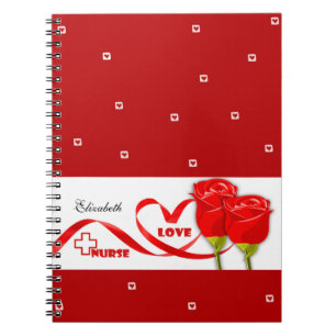 Carnet cadeau Red Roses pour infirmière