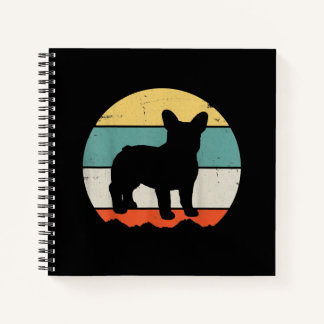 Carnet Cadeau vintage Retro Bulldog pour chien papa chien