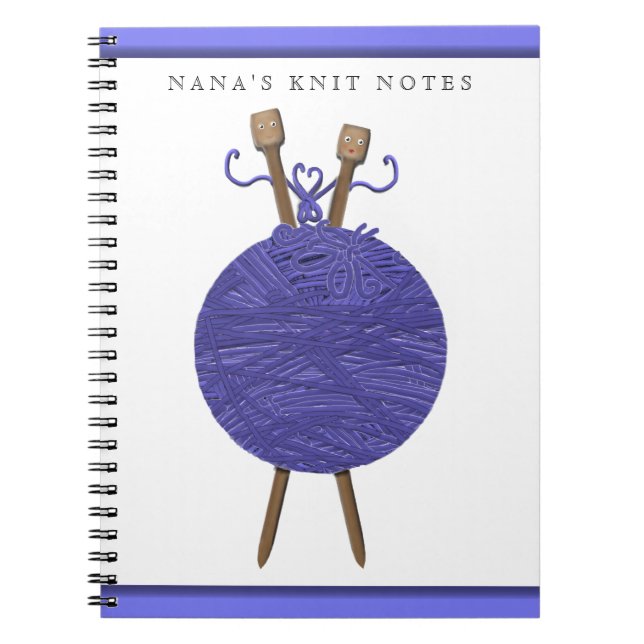 Carnet Cadeaux à thème tricot (Devant)