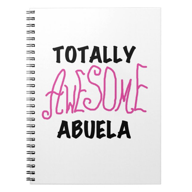 Carnet Cadeaux Abuela rose Totalement géniaux (Devant)