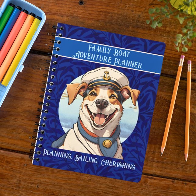 Carnet Cadeaux de chiens nautiques pour les propriétaires (Nautical Dog Gifts for Boat Owners Sailors Boater)