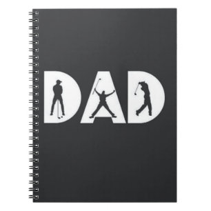 Carnet Cadeaux De Golf Pour Papa Golfer Lover Simple Noir