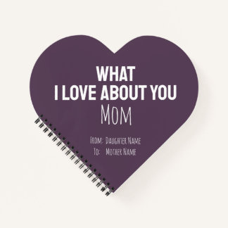Carnet Cadeaux de maman pour une mère simple pour son cœu