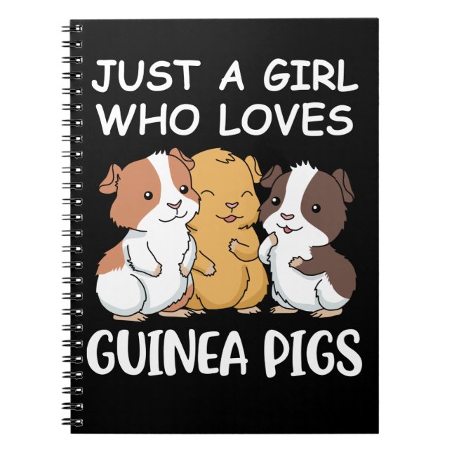 Carnet Cadeaux de porc mignon Guinée filles Kawaii Guinée (Devant)