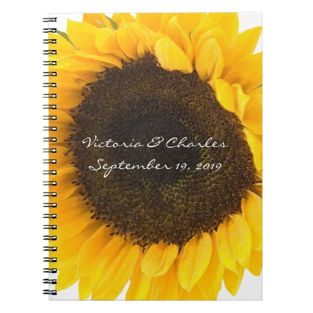 Carnet Cadeaux de tournesol (Devant)