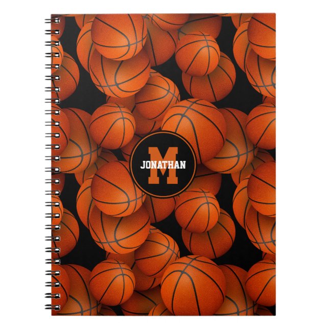 Carnet cadeaux sportifs garçons filles basket-ball person (Devant)