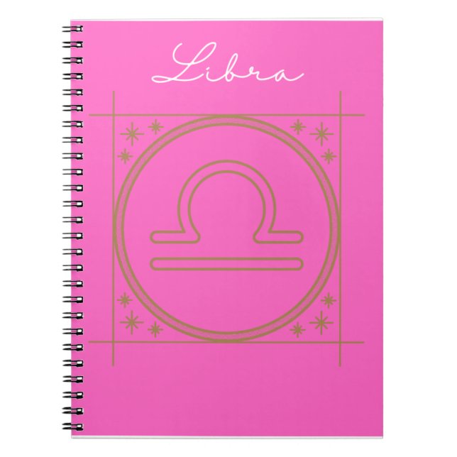 Carnet Caderno espiral Libra (Devant)