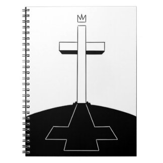 Carnet Caderno Estampa Cruz