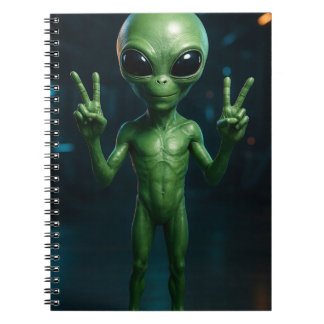 Carnet CADERNO Extraterrestre futurista