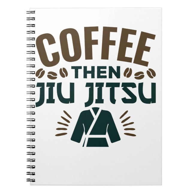 Carnet Café Alors Jiu Jitsu BJJ Jiujitsu (Devant)