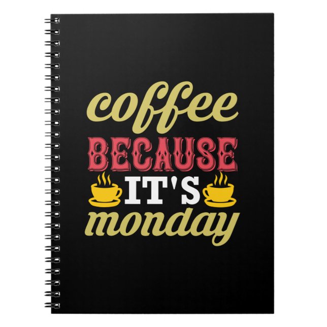 Carnet Café Art Café parce que c'est lundi (Devant)