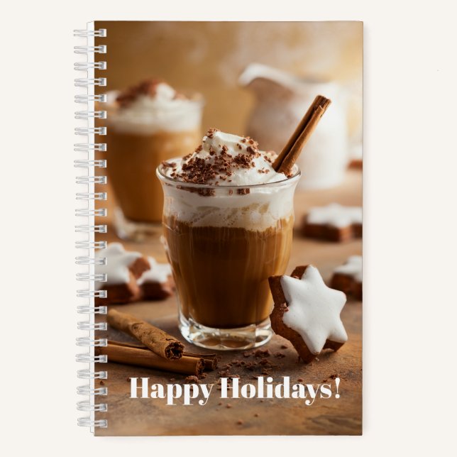 Carnet Café et biscuits de Noël (Recto)