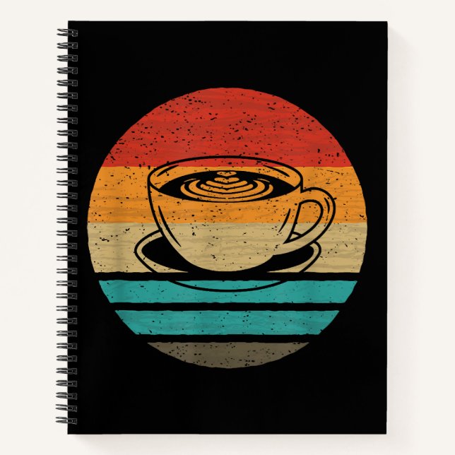 Carnet Café Retro Style Vintage (Devant)