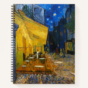 Carnet Café Terrasse en soirée   Van Gogh  