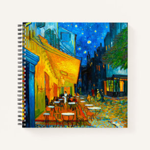Carnet Café Van Gogh Terrasse en soirée