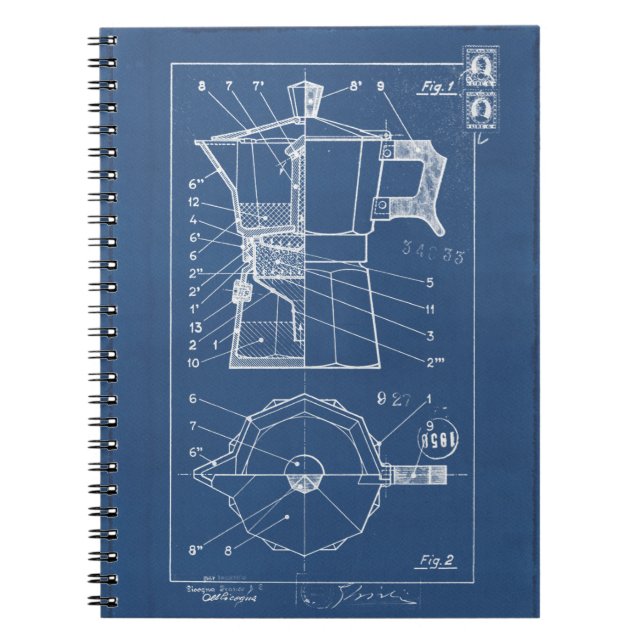 Carnet Cafetiere moka expresso bialetti (Devant)