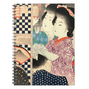 Carnet Cage de lucioles - Ukiyo-e Japonais Vintage