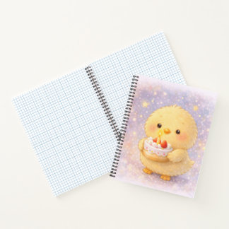 Carnet Cake Alma Chick Cute Birthday Notebook