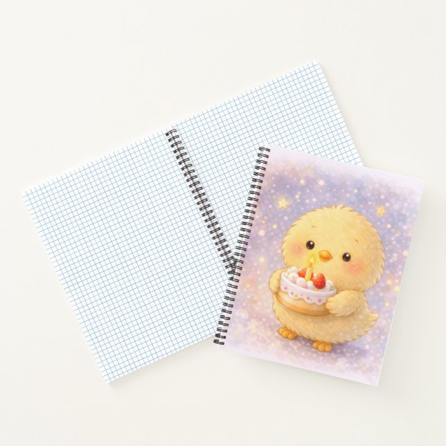 Carnet Cake Alma Chick Cute Birthday Notebook (Intérieur)