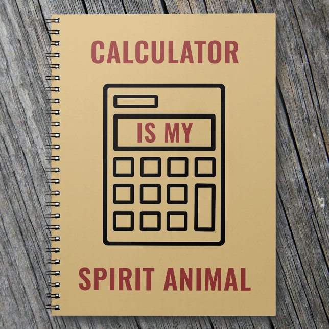 Carnet Calculatrice est Mon Esprit Drôle Comptable (Créateur téléchargé)