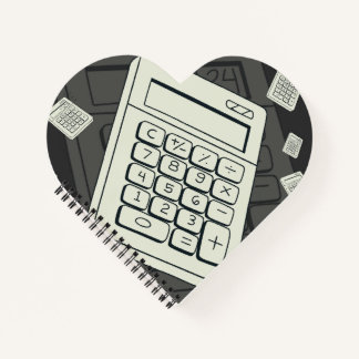 Carnet Calculatrice minimaliste et illustration de motif