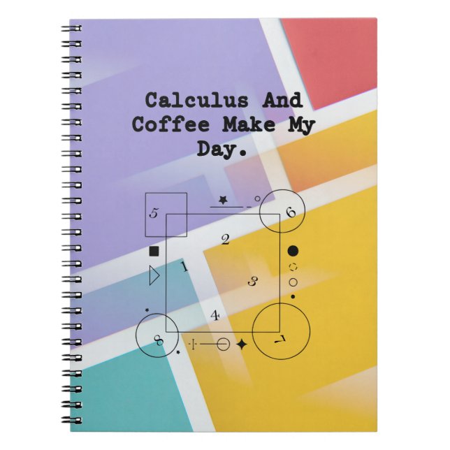 Carnet Calculus & Coffee Lover| Math Teacher Daily Ritual (Devant)