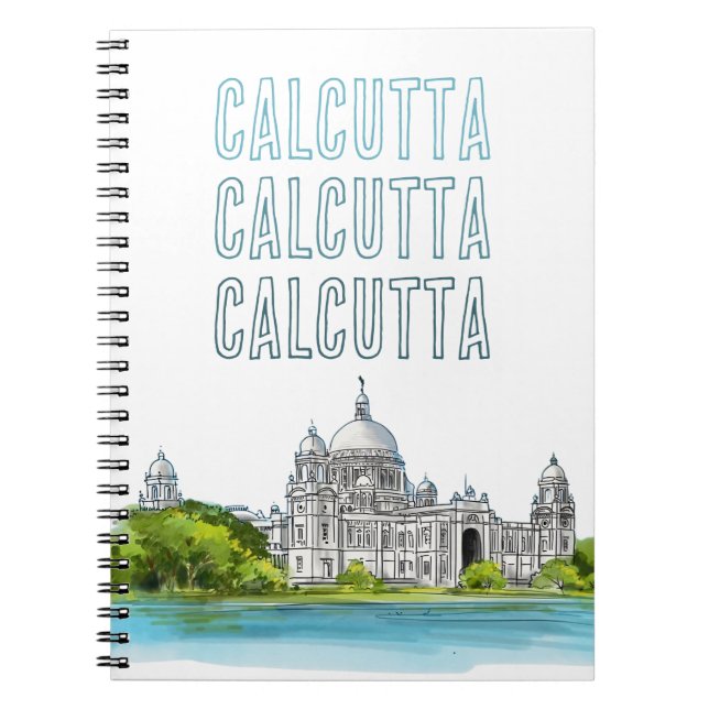 Carnet Calcutta "Mémorial Victoria" Kolkata Bengali (Devant)