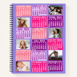 Carnet Calendrier 2023 (Voir la description pour la versi
