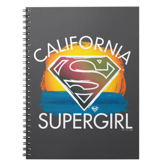 Carnet California Supergirl Sunset Graphic (Devant)
