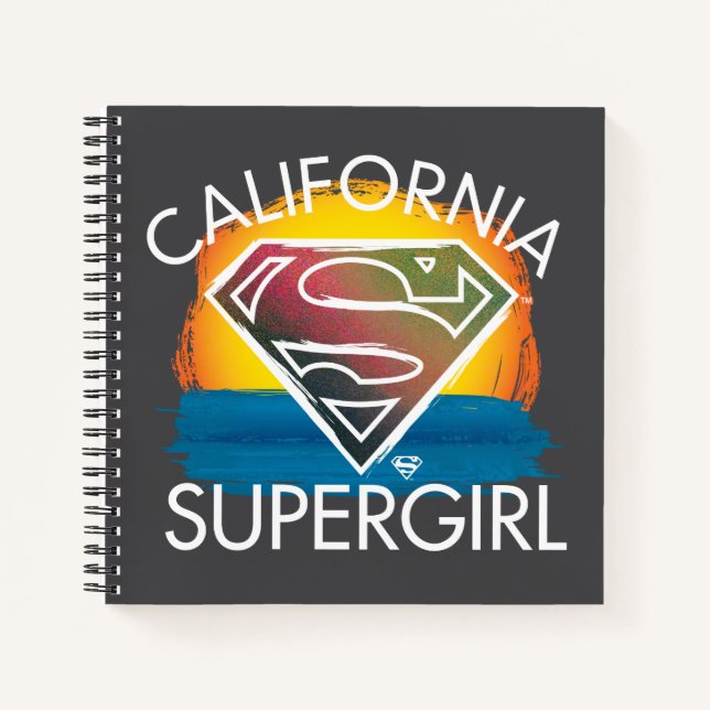 Carnet California Supergirl Sunset Graphic (Devant)