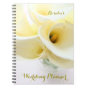 Carnet Calla lis dans le mariage de vase