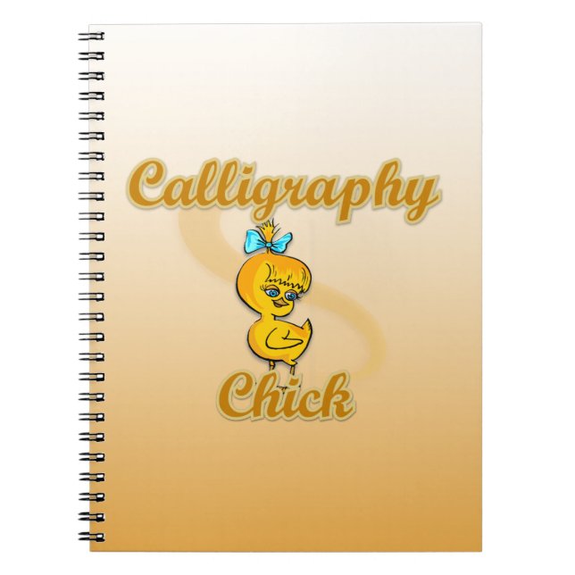 Carnet Calligraphie Chick (Devant)