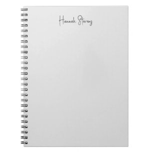 Carnet Calligraphie moderne professionnelle minimaliste