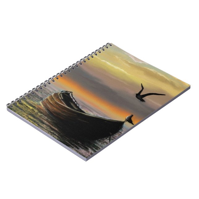 Carnet Calme - Aquarelle (Côté gauche)