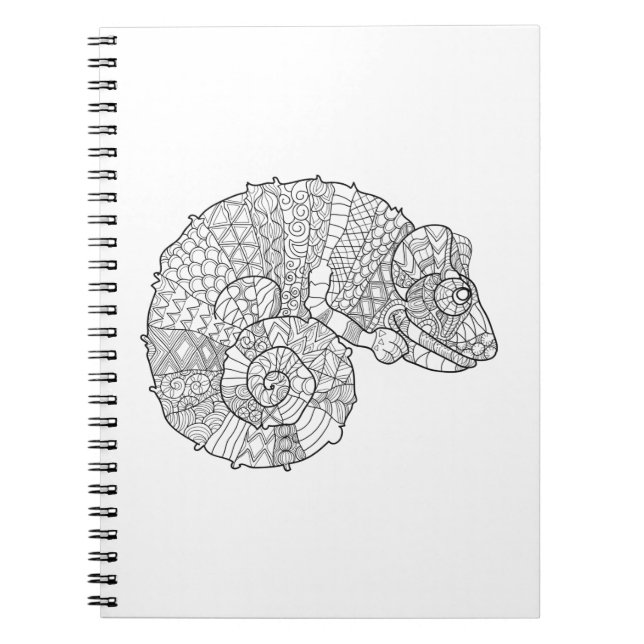 Carnet Caméléon Zendoodle (Devant)