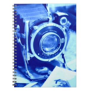 Carnet Caméra bleue