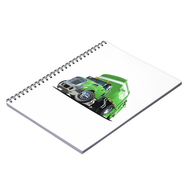 Carnet Camion à ordures de dessin (Côté gauche)