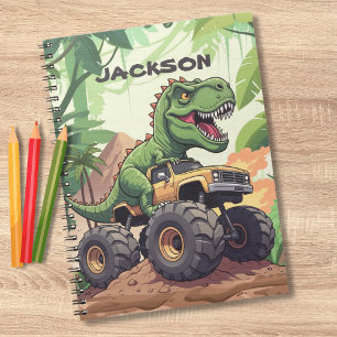 Carnet Camion Monstre Dinosaure Personnalisé Rentrée Scol