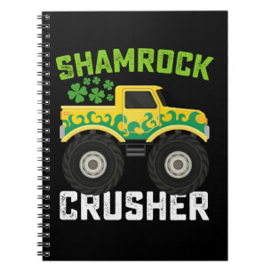 Carnet Camion monstre Shamrock Crusher Saint-Patrick