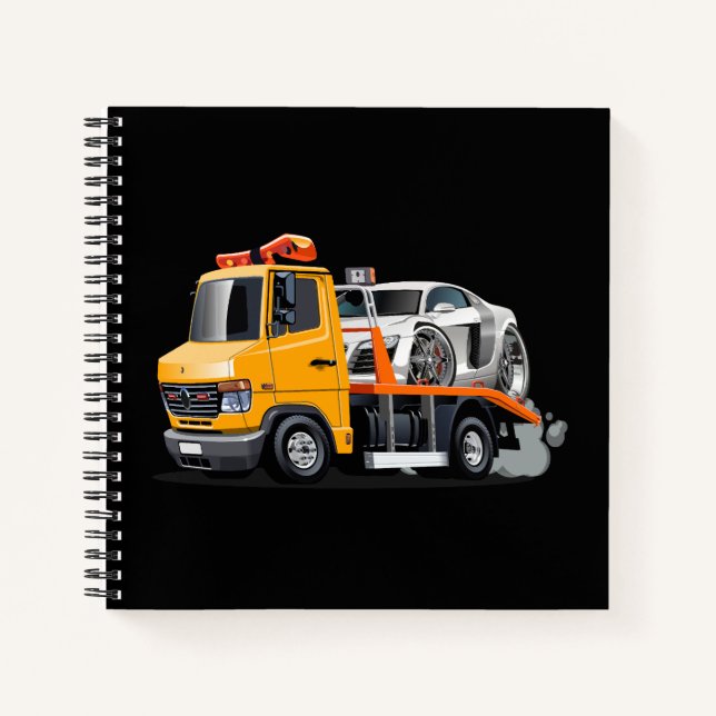 Carnet Camion remorque de dessin (Devant)