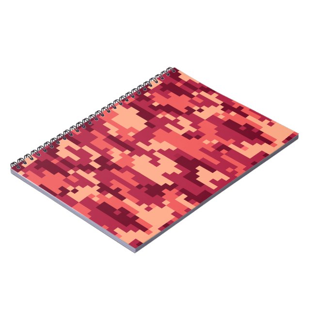 CARNET CAMO NUMÉRIQUE DÉSERT MARTIAN / CAMOUFLAGE (Côté gauche)