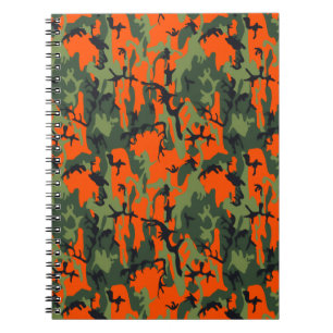 Carnet Camo orange et vert de sécurité