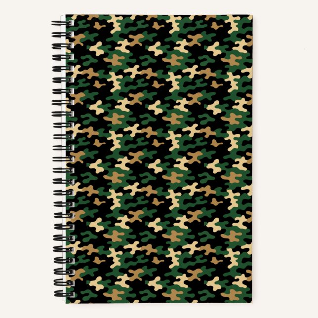 Carnet Camo Vert (Recto)