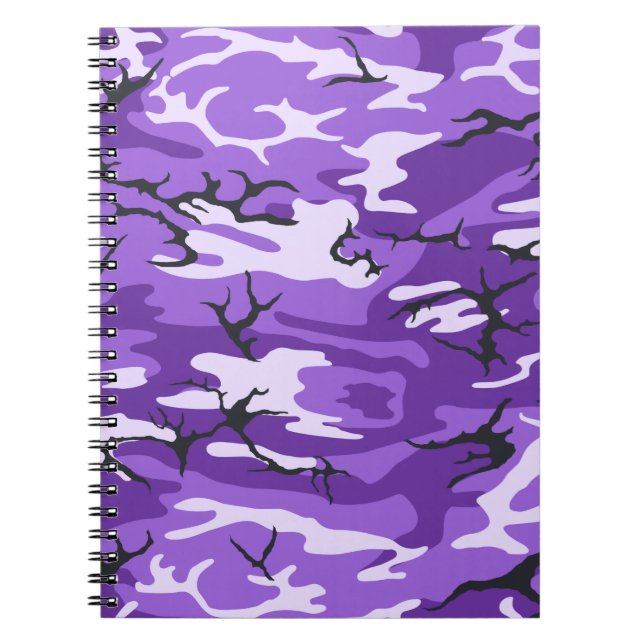 Carnet Camo violet (Devant)