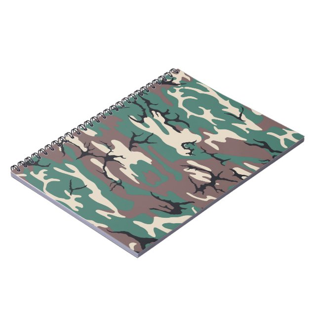 Carnet Camo Woodland (Côté gauche)