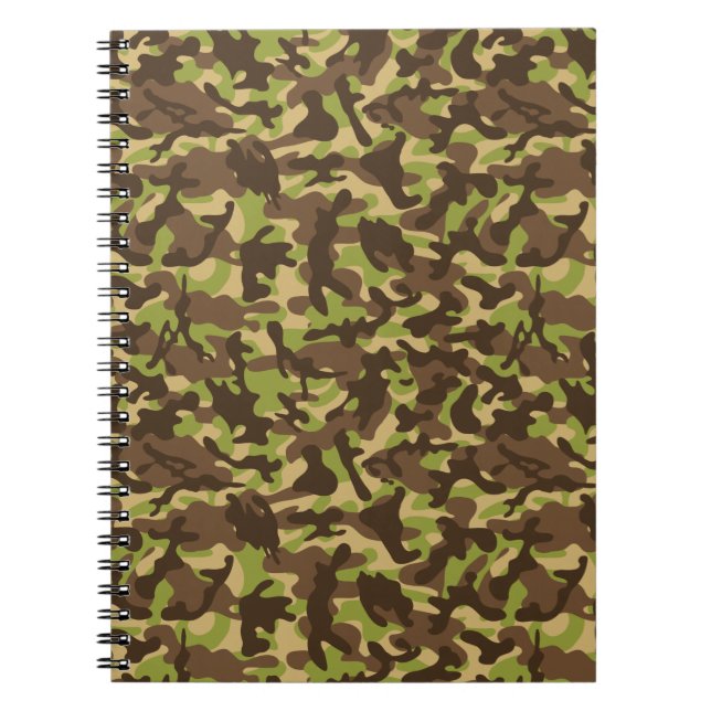 Carnet Camouflage Cascade (Devant)