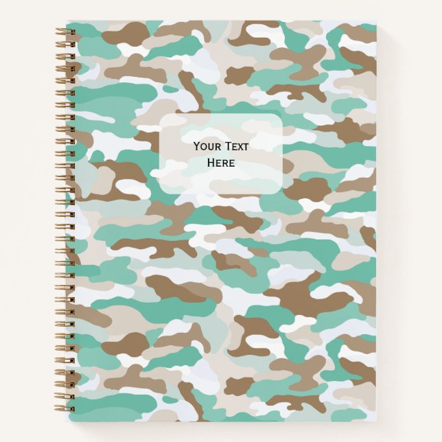 Carnet Camouflage côtier (Devant)