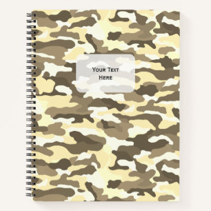 Carnet Camouflage du désert