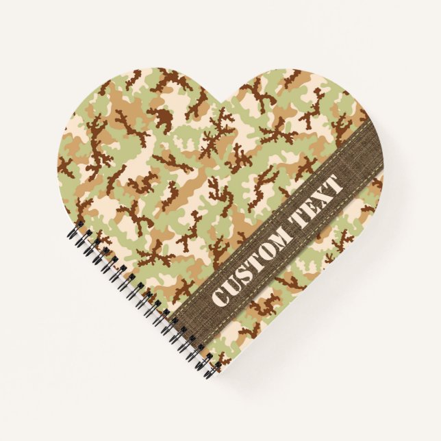Carnet Camouflage du désert (Devant)