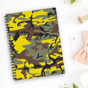 Carnet Camouflage jaune et Brown, Militaire, Armée